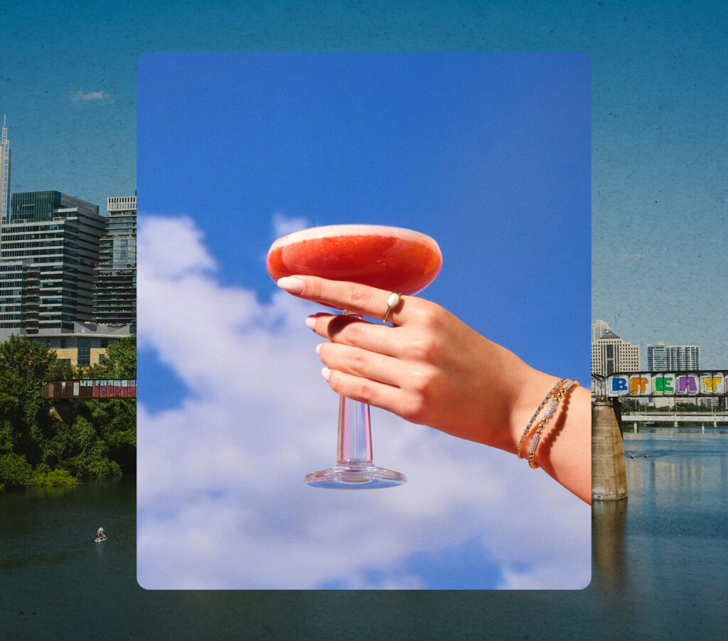 Tipsy Drops cocktails at a hotel